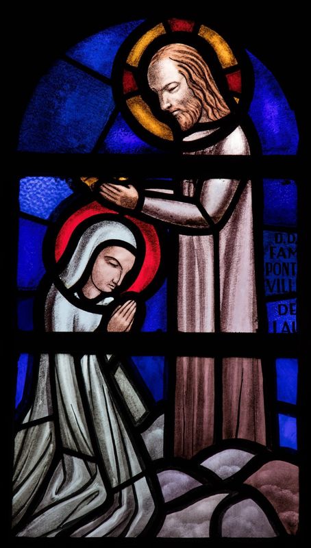 Episodes de la vie de la Vierge : le Couronnement de la Vierge