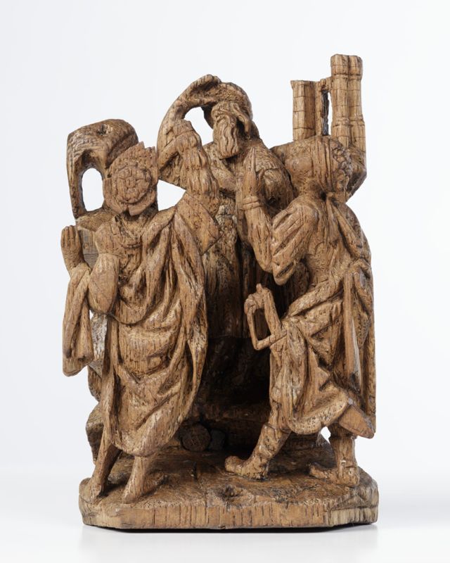Retable de la Vie de la Vierge : Dormition, Assomption, Couronnement de la Vierge