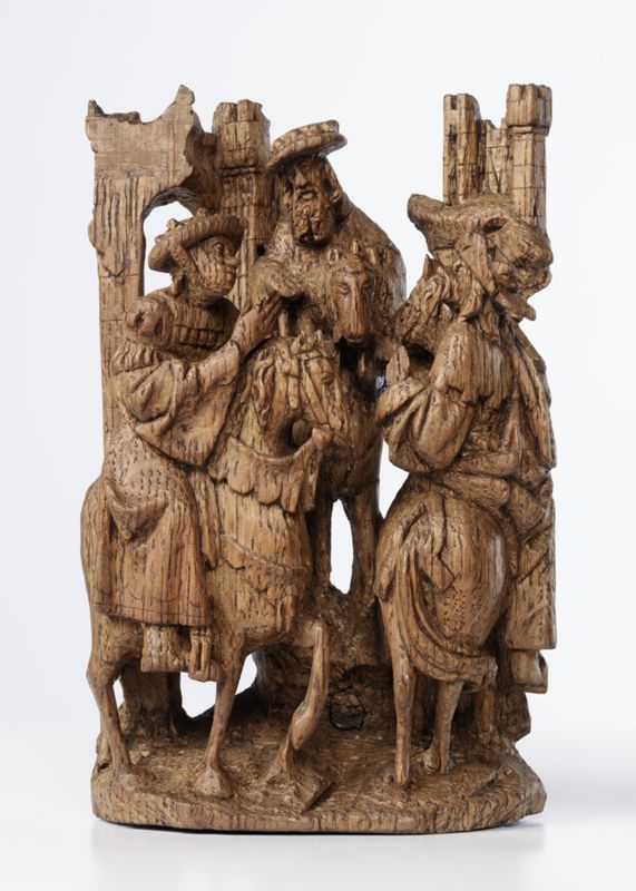 Retable de la Vie de la Vierge : Dormition, Assomption, Couronnement de la Vierge
