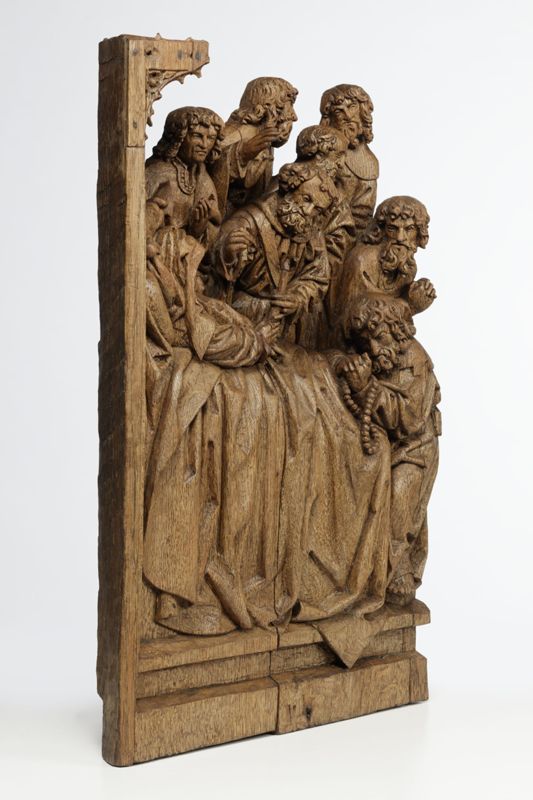 Retable de la Vie de la Vierge : Dormition, Assomption, Couronnement de la Vierge