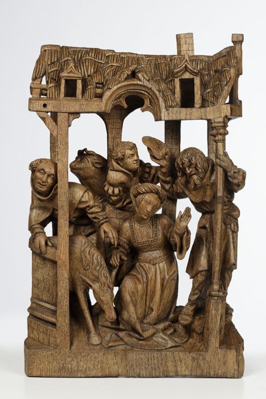 Retable de la Vie de la Vierge : Nativité