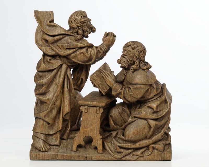 Retable de la Vie de la Vierge : Dormition, Assomption, Couronnement de la Vierge
