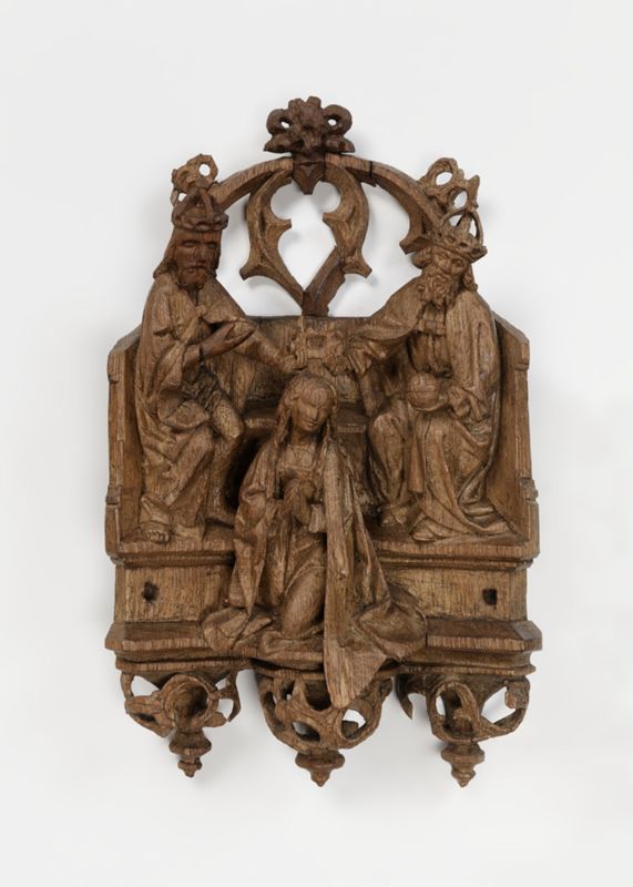 Retable de la Vie de la Vierge : Dormition, Assomption, Couronnement de la Vierge