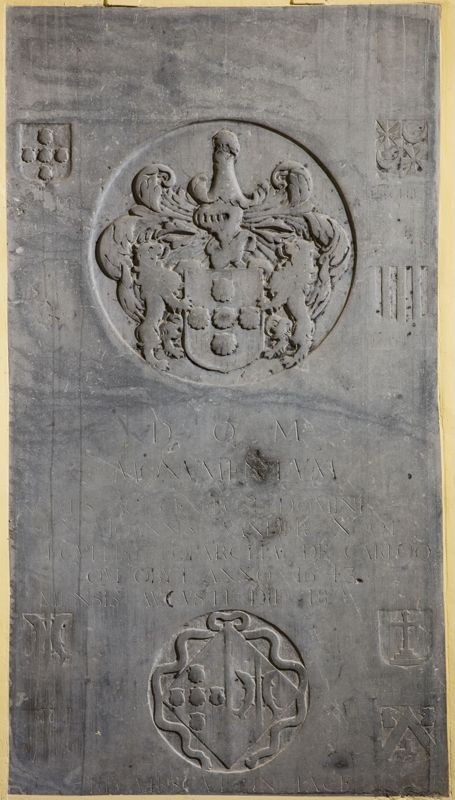 Dalle funéraire de Jean van der Noot, Seigneur de Carloo (1578-1643)