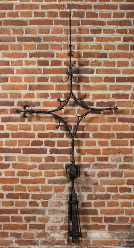 croix de clocher / Chapelle Notre-Dame de Bon Secours[Stalle(Uccle)]