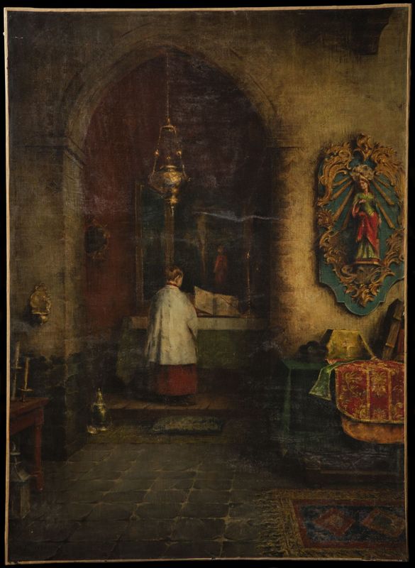 tableau[peinture] / Eglise Saint-Pierre[Uccle]
