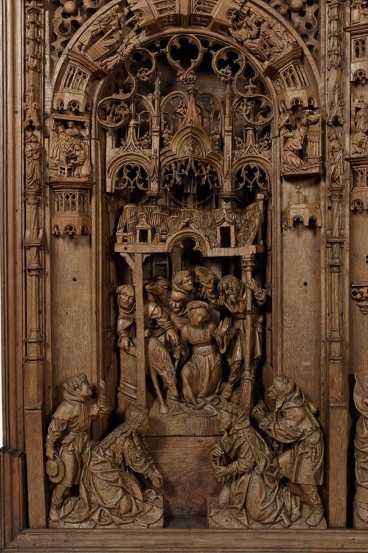 Retable de la Vie de la Vierge : Nativité