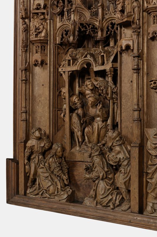 Retable de la Vie de la Vierge : Nativité
