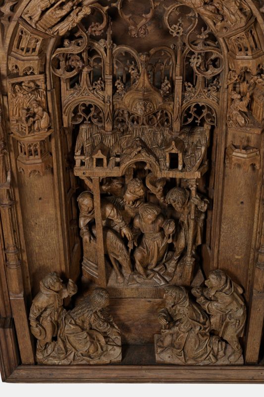 Retable de la Vie de la Vierge : Nativité