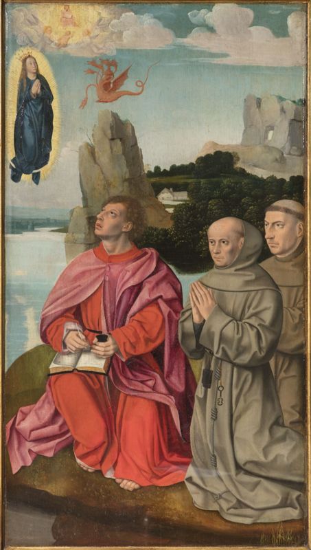 Verheerlijking van de Heilige Maagd
Maria met kind, Joachim en Anna, profeten en sibillen