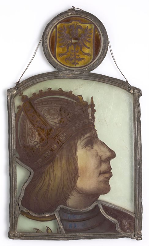 Membre masculin de la Maison de Habsbourg avec armoiries