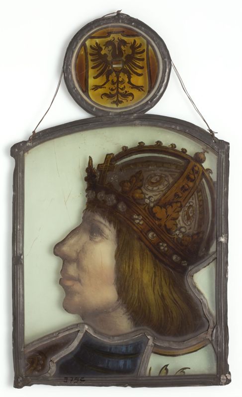 Membre masculin de la Maison de Habsbourg avec armoiries