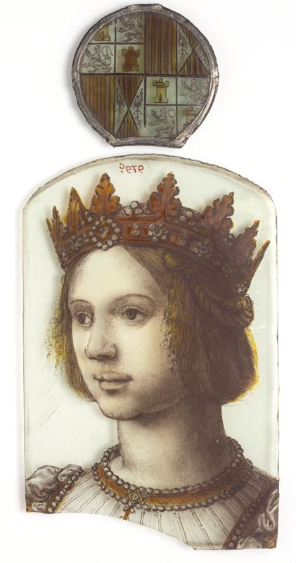 Membre féminin de la Maison de Habsbourg avec armoiries