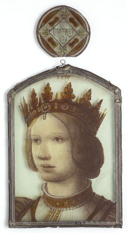 Membre féminin de la Maison de Habsbourg avec armoiries