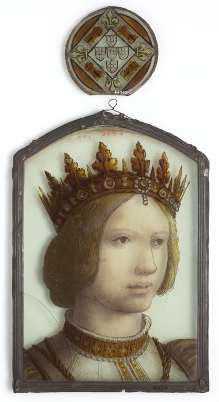 Membre féminin de la Maison de Habsbourg avec armoiries
