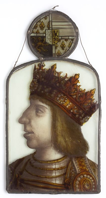 Membre masculin de la Maison de Habsbourg avec armoiries