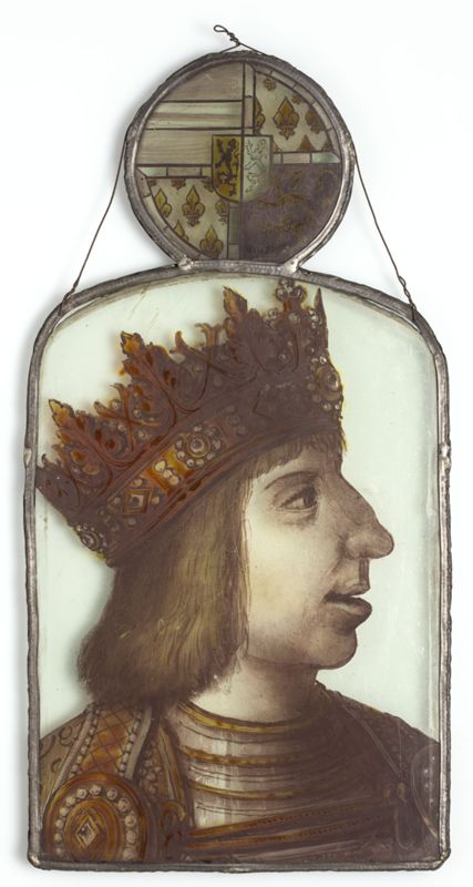 Membre masculin de la Maison de Habsbourg avec armoiries