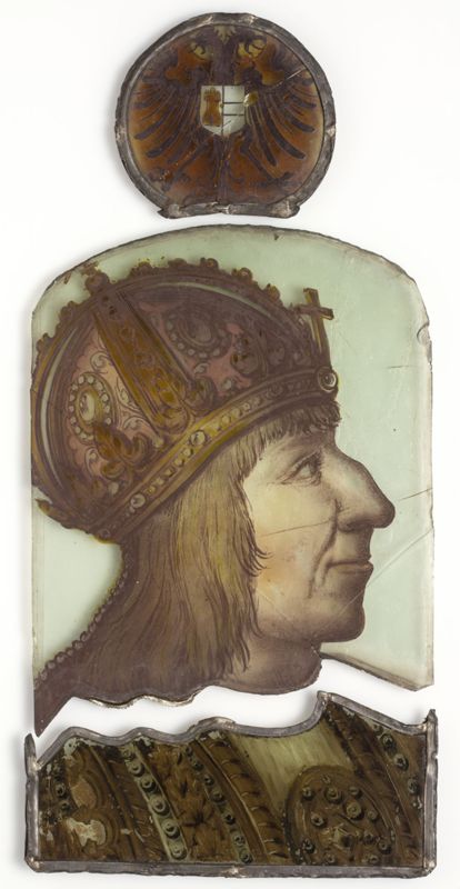 Membre masculin de la Maison de Habsbourg avec armoiries