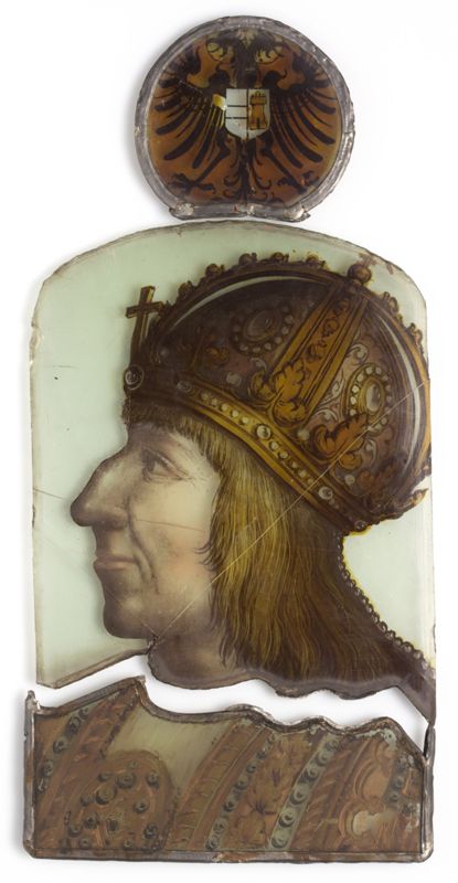 Membre masculin de la Maison de Habsbourg avec armoiries
