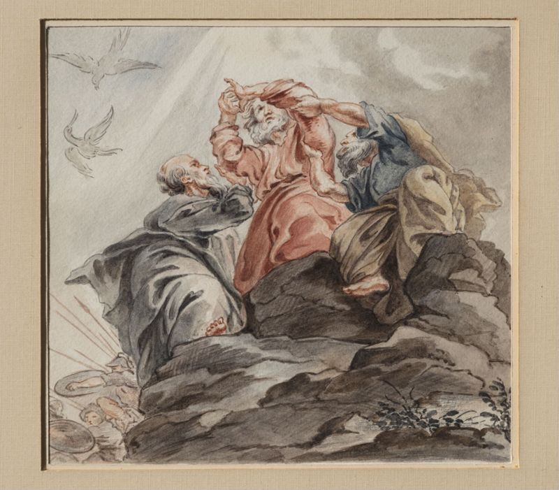 Mozes op de berg Sinaï