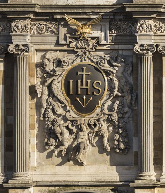 haut-relief / Kerk Sint-Carolus Borromeus[Antwerpen]