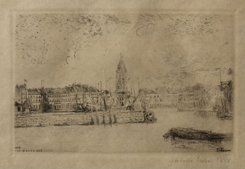 Vue d’Ostende à l’est