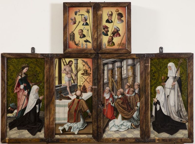 Polyptyque de la vie et de la mort de la Vierge