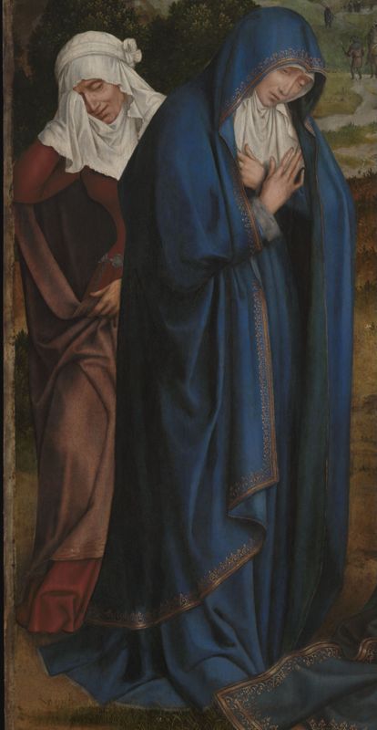 Christus aan het kruis met stichterspaar