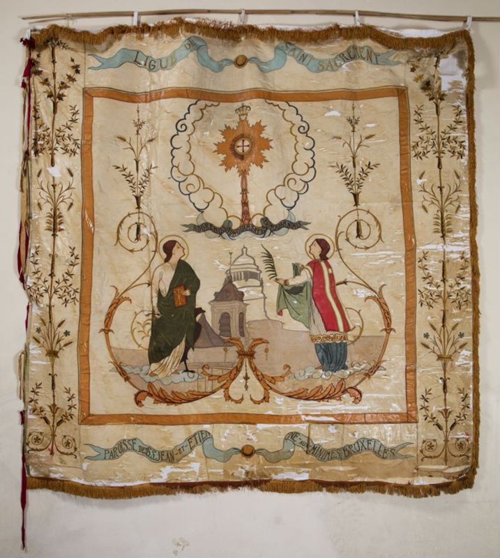 Drapeau de la "Ligue du Saint-Sacrement"