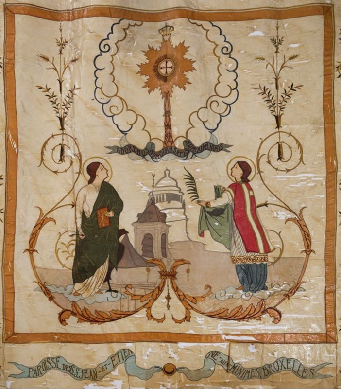 Drapeau de la "Ligue du Saint-Sacrement"