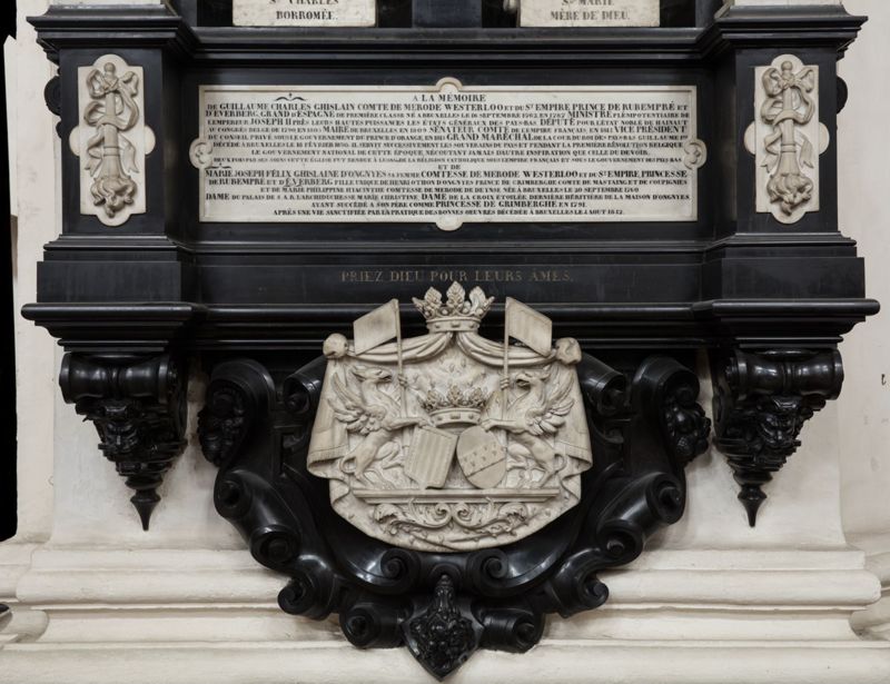 Eepitaaf van graaf Willem Charles Ghislain van Merode, door Willem Geefs