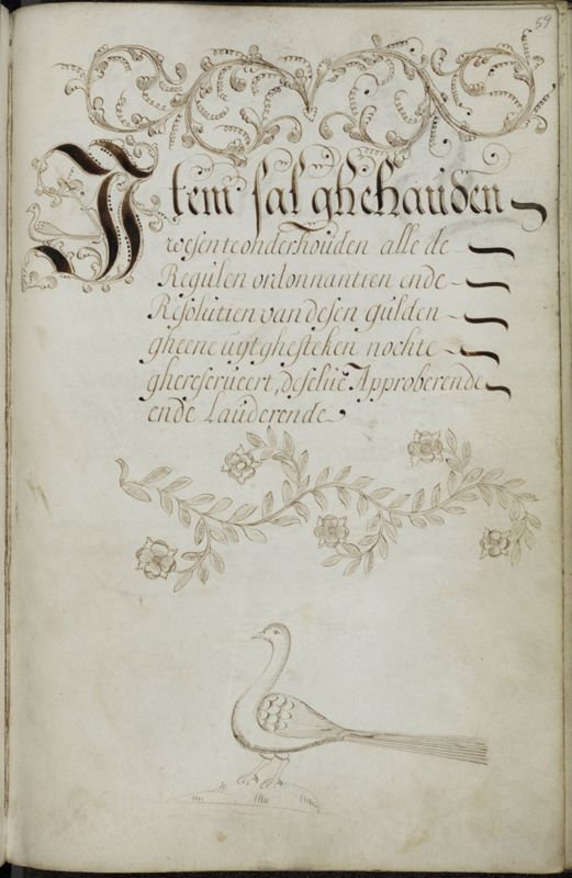 Handboek van de Broederschap van St. Niklaas en St. Maarten te Akkergem binnen Gent