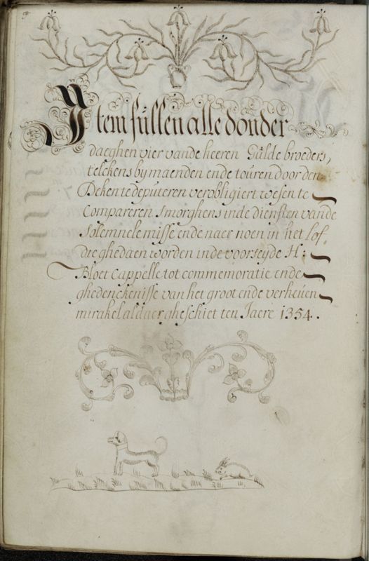 Handboek van de Broederschap van St. Niklaas en St. Maarten te Akkergem binnen Gent