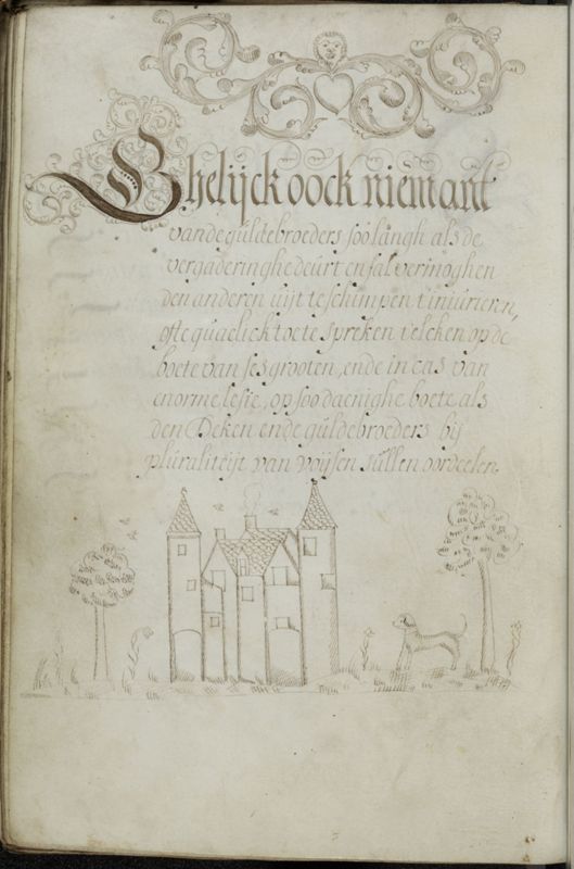 Handboek van de Broederschap van St. Niklaas en St. Maarten te Akkergem binnen Gent