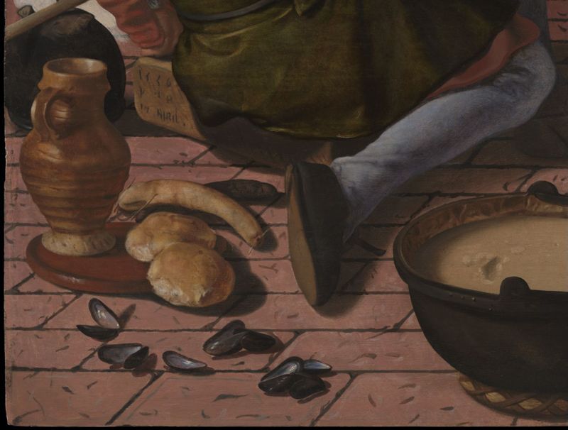 Boerengezelschap bij de haard