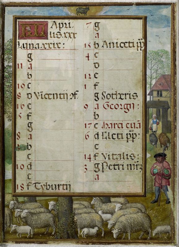 Livre d'heures dit "de Hennessy", usage de Rome