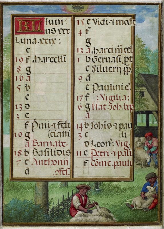 Livre d'heures dit "de Hennessy", usage de Rome