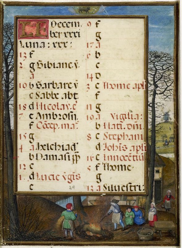 Livre d'heures dit "de Hennessy", usage de Rome