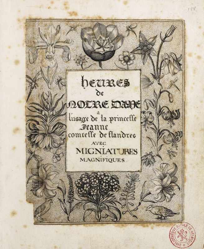 Livre d'heures dit "de Hennessy", usage de Rome