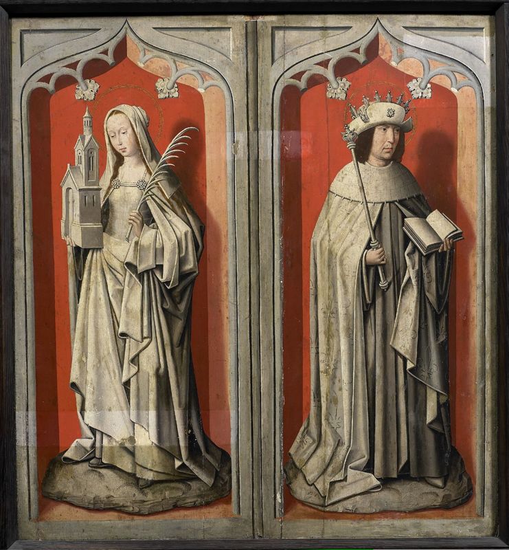 Portraits de Barbe de Croesinck et Louis de Quarré