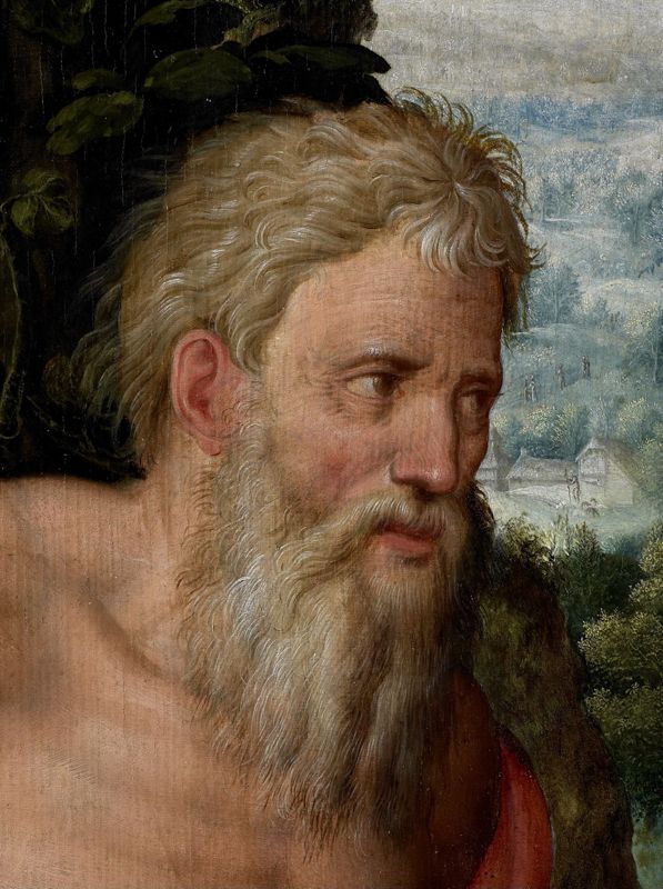 Saint Jérôme pénitent devant un paysage