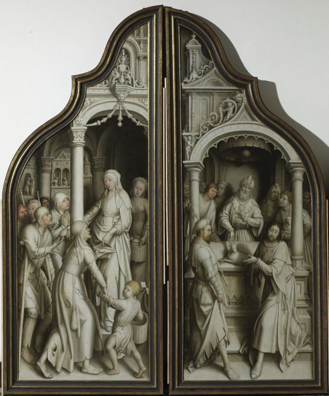 Triptyque de l'Immaculée Conception
Volets du Retable Pottier