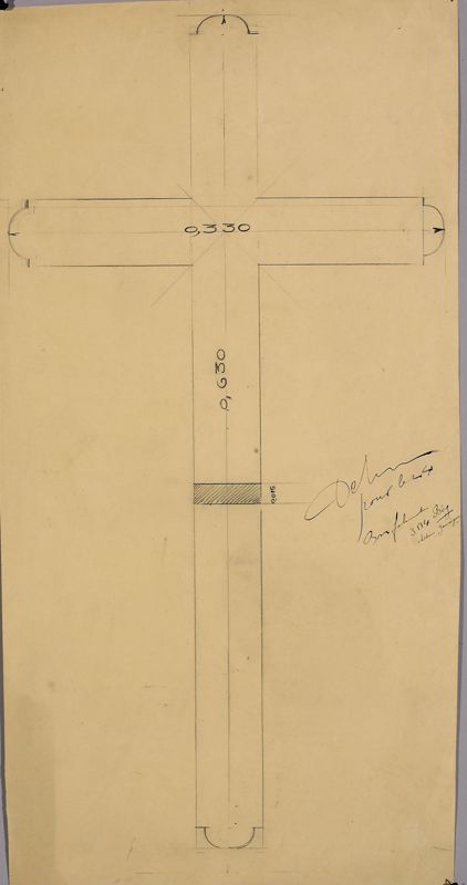 Projet de croix