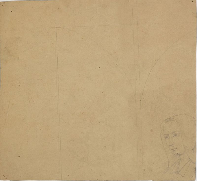 Portrait de femme d'après le triptyque de David