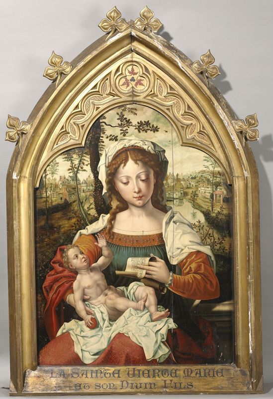 Vierge à l'Enfant lisant