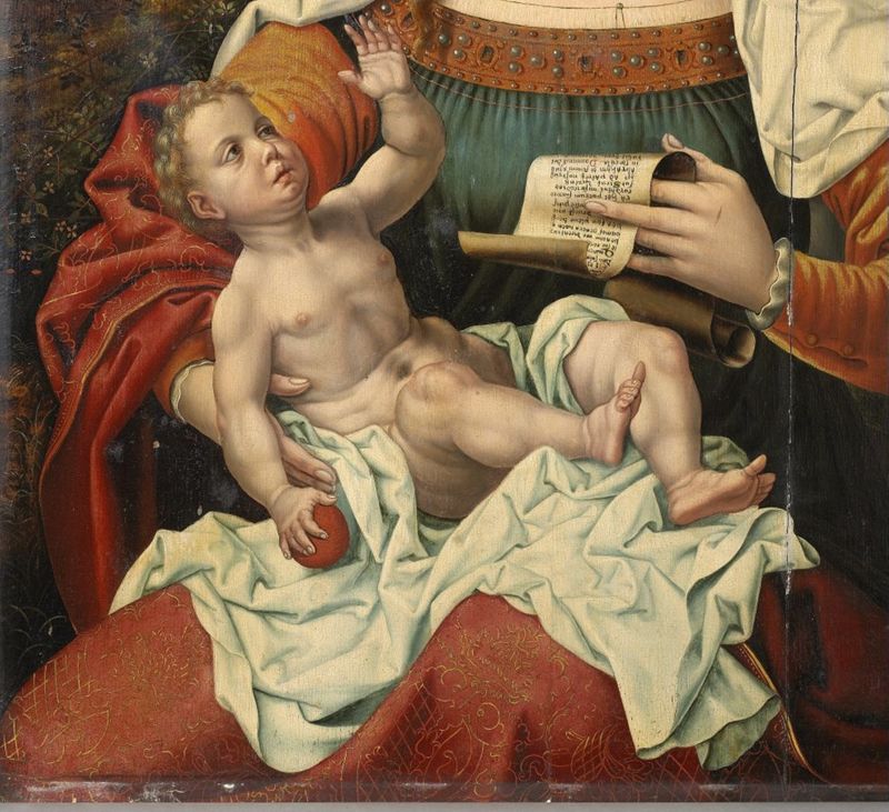 Vierge à l'Enfant lisant
