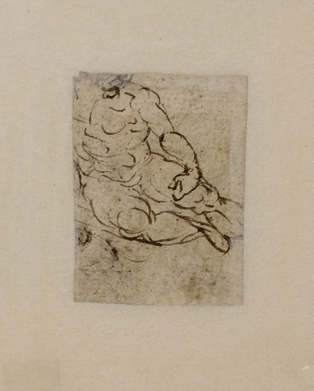 Etude d'homme couché