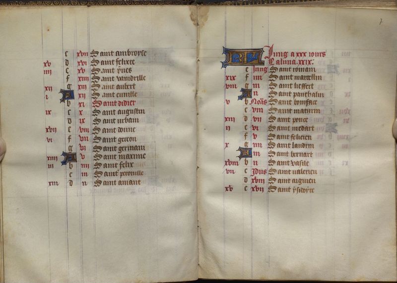 Livre d'heures, usage de Rome