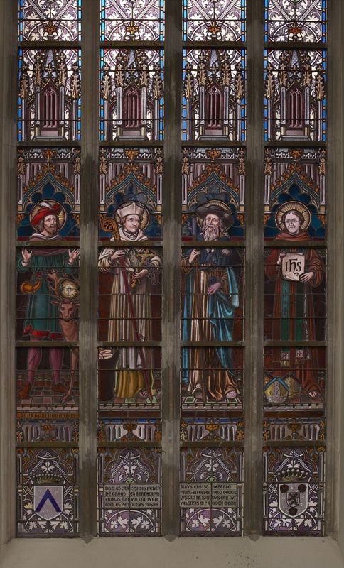 Galsraam met heiligen waaronder Siardus