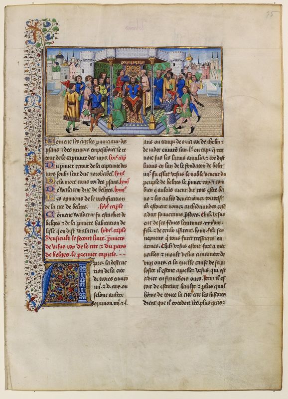 Jacques de Guise, Chroniques de Hainaut, dans la traduction de Jean Wauquelin, vol. 1